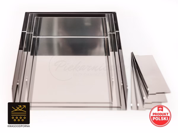 Komplet trzech blach o wys. 6cm (S6K, M6K, R6/2K - Rodzinna) Nierdzewna-kwasoodporna