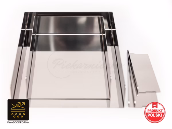 Komplet dwóch blach o wys. 6cm (S6K, R6/2K - Rodzinna) Nierdzewna-kwasoodporna